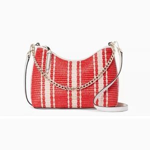 kate spade crossbody bag, Red And White  Color